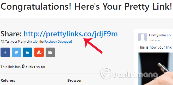 How to customize the link share on Facebook Picture 6