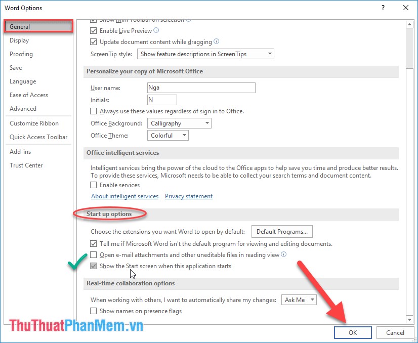 How to customize the look and feel in Office 2016 Picture 12