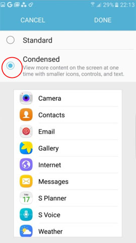 How to customize the main screen interface on Galaxy S6 / S7 / Note 5 does not need to root the device Picture 4