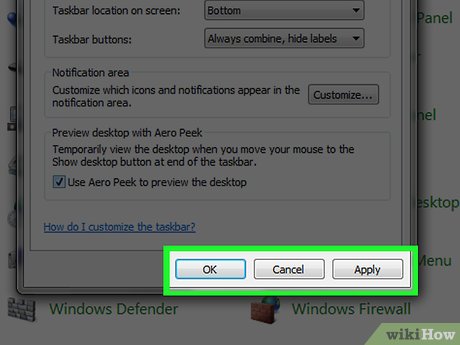 How to Customize the Size of the Windows 7 Taskbar Icons Picture 8