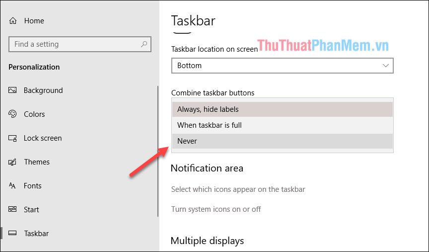 How to customize the Taskbar in Windows 10 Picture 18