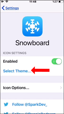 How to customize the theme on iPhone Picture 7