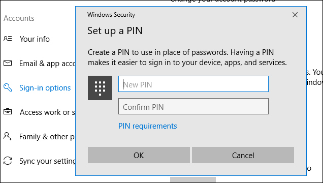 How to customize the Windows 10 PIN code limit Picture 5