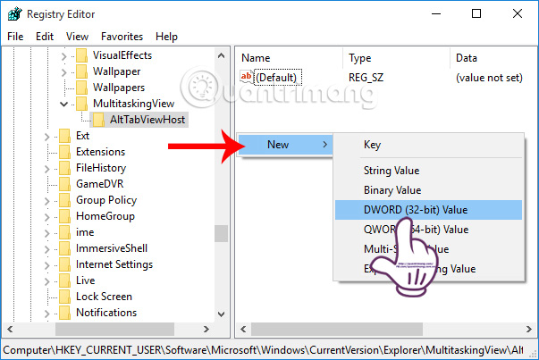 How to customize transparency Alt-Tab table Windows 10 Picture 7