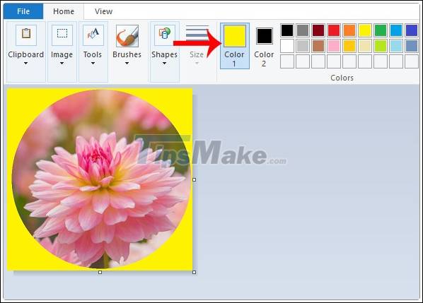 Picture 14 of How to cut a circle image on Paint