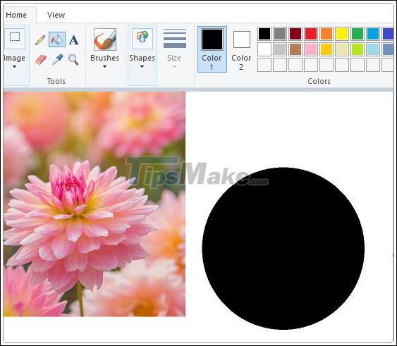 Picture 5 of How to cut a circle image on Paint