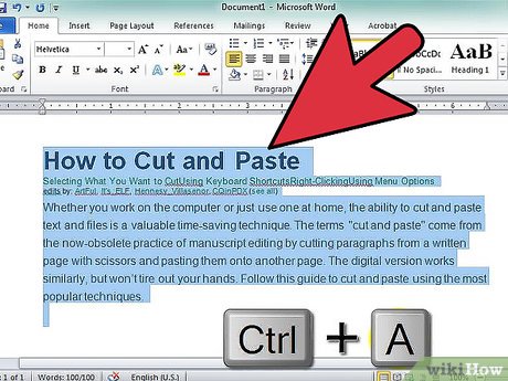 How to Cut and Paste Picture 1