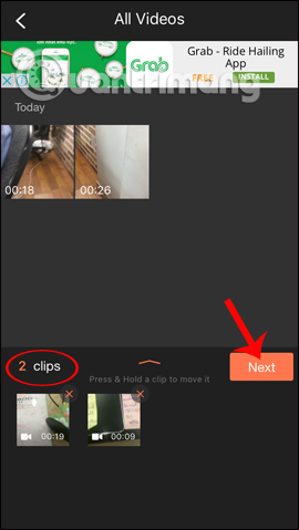 How to cut iPhone videos using VivaVideo Picture 10
