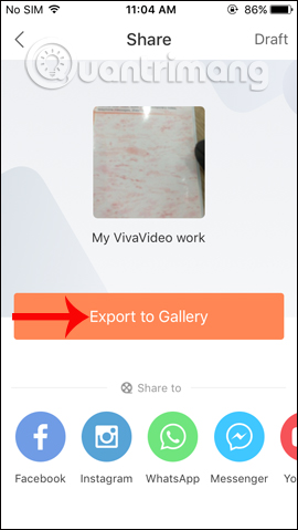 How to cut iPhone videos using VivaVideo Picture 13