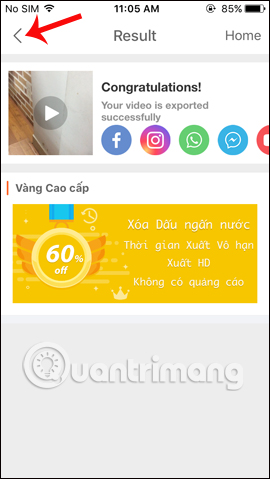 How to cut iPhone videos using VivaVideo Picture 16