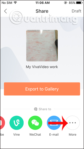 How to cut iPhone videos using VivaVideo Picture 17