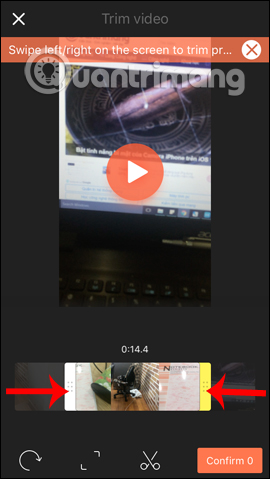 How to cut iPhone videos using VivaVideo Picture 7