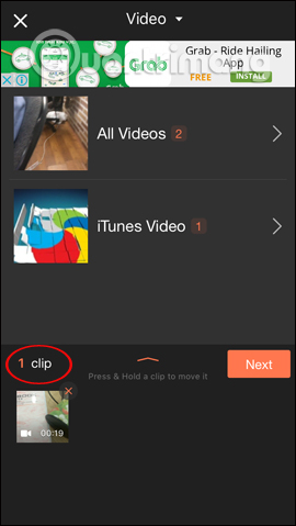 How to cut iPhone videos using VivaVideo Picture 9