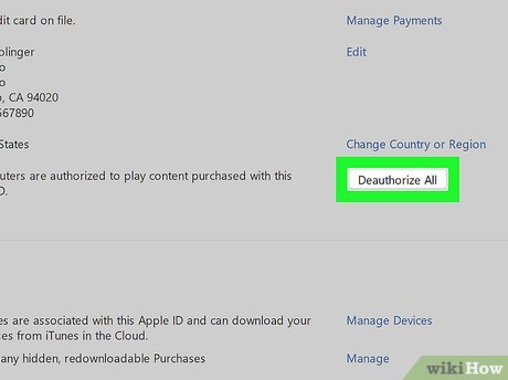 How to Deauthorize iTunes Picture 11