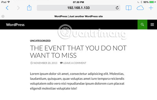How to debug websites on iPad Picture 5