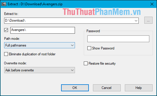 How to decompress RAR, ZIP files with Winrar, 7-Zip software Picture 5