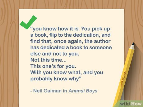 How to Dedicate a Book Picture 8