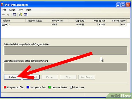 how to defrag my computer windows xp