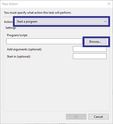 How to delay program startup with Task Scheduler on Windows 10/8/7 Picture 6
