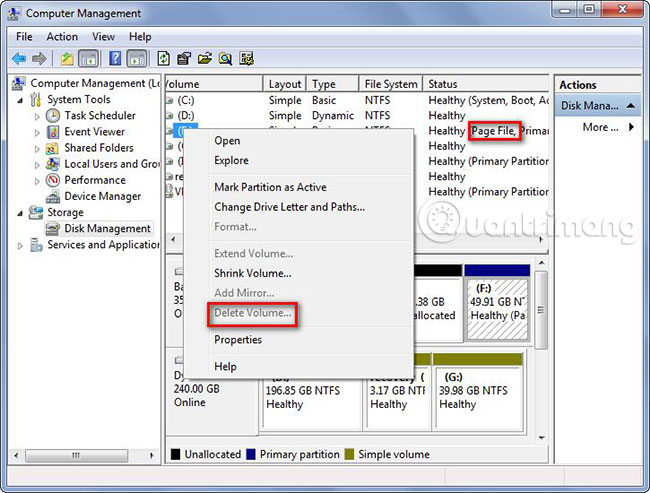 How to delete a drive cannot be deleted with Disk Management Picture 9