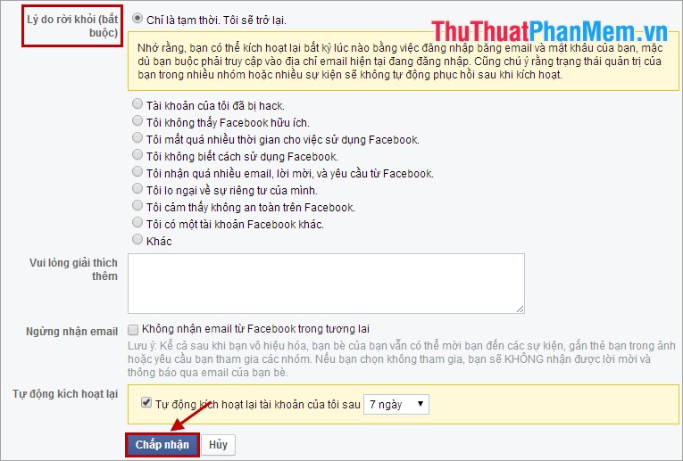 How to delete a Facebook account Picture 3