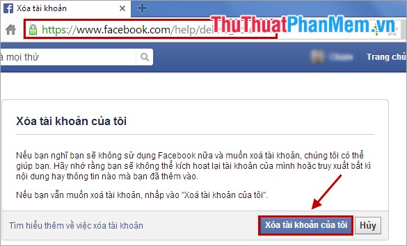 How to delete a Facebook account Picture 5