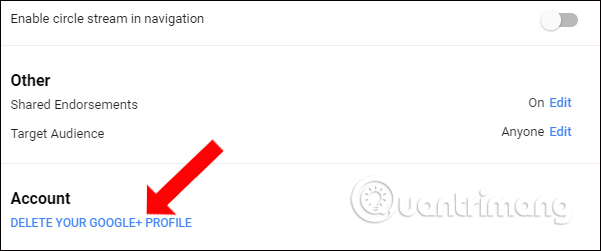 How to delete a Google+ account still keeps Gmail account Picture 2