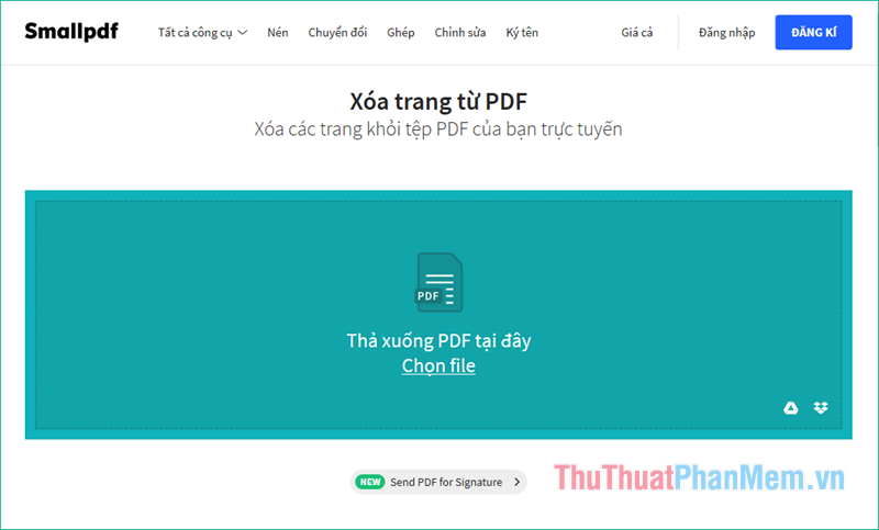 How to delete a page in PDF - Delete 1 page of any document in a PDF file Picture 10