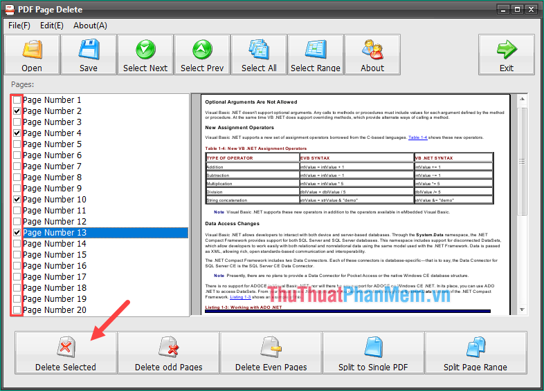 How to delete a page in PDF - Delete 1 page of any document in a PDF file Picture 7