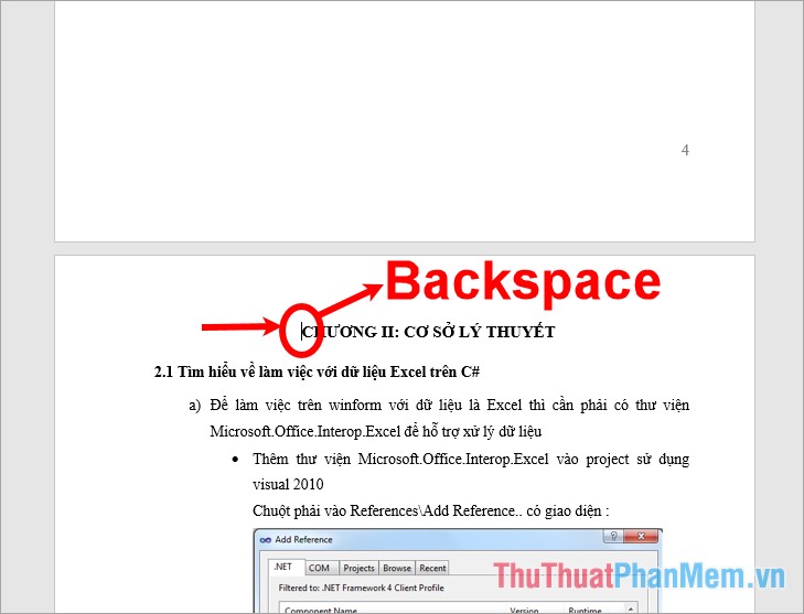 How to delete a page in Word Picture 5