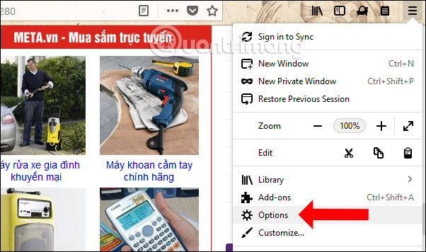 How to delete a site's cookies on Firefox Picture 1