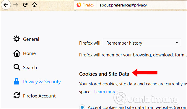 How to delete a site's cookies on Firefox Picture 2