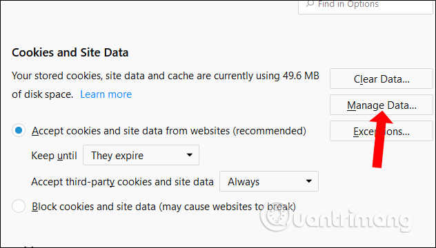 How to delete a site's cookies on Firefox Picture 3