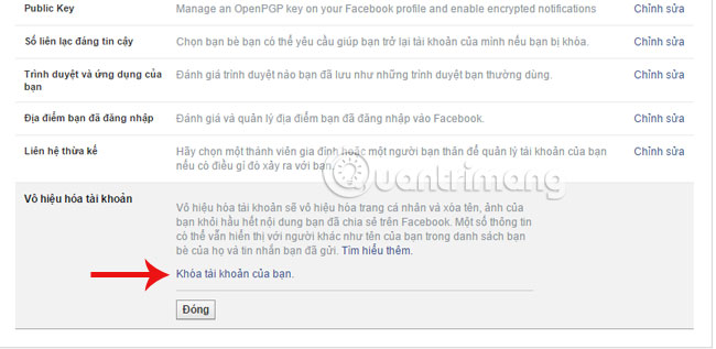 How to delete a temporary Facebook account Picture 3