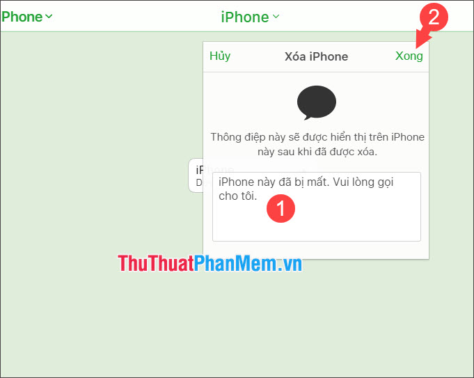 How to delete all iPhone data when the device is lost Picture 11