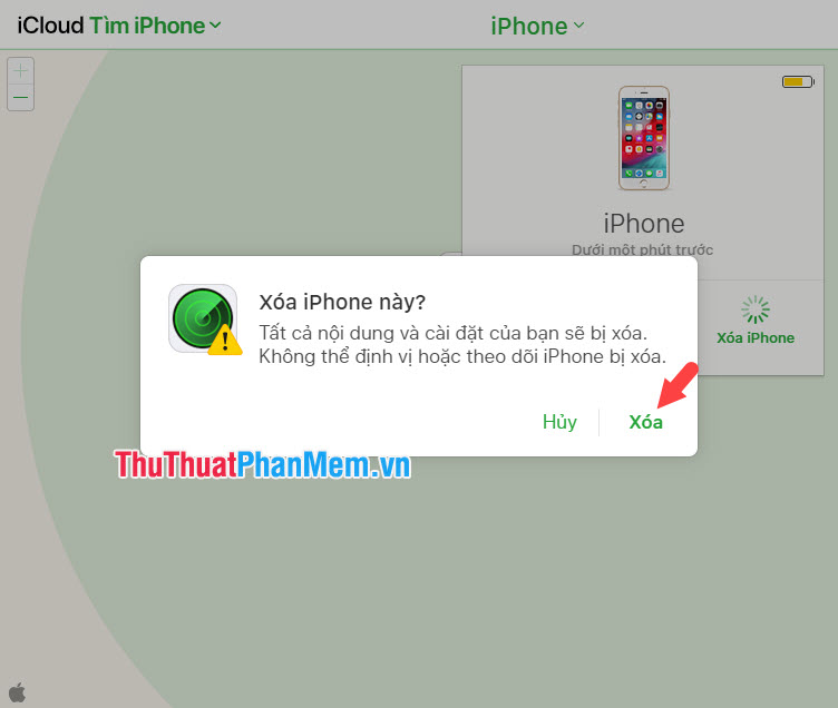 How to delete all iPhone data when the device is lost Picture 6
