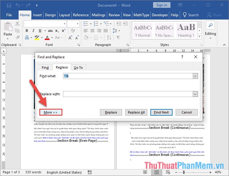 How To Delete All Section Break In Word