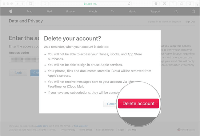 How to delete an Apple ID account Picture 8