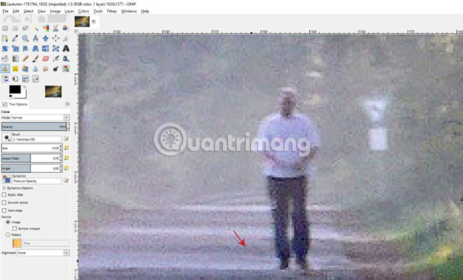 How to delete any details in the image with GIMP Picture 7
