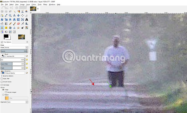 How to delete any details in the image with GIMP Picture 8