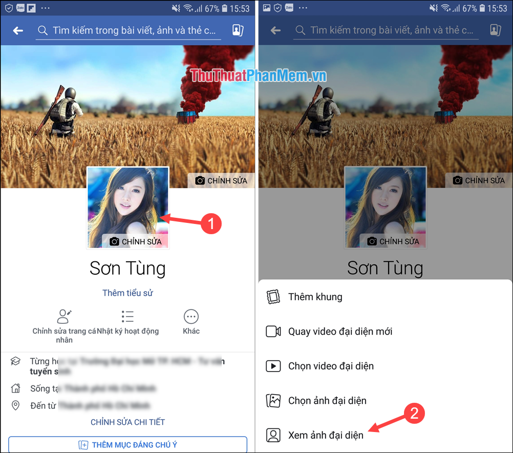 How to delete avatar on Facebook Picture 6