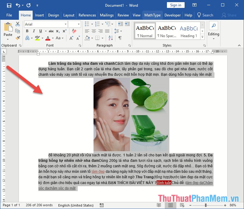 How to delete blank lines (blank lines) in Word Picture 10
