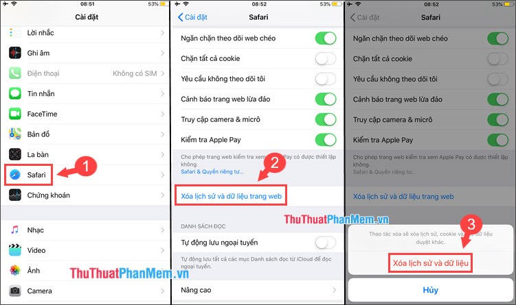 How to delete browsing history on iPhone, iPad quickly Picture 4