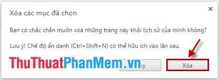 How to delete browsing history, search on Chrome, Firefox, IE Picture 5