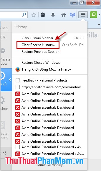 How to delete browsing history, search on Chrome, Firefox, IE Picture 7