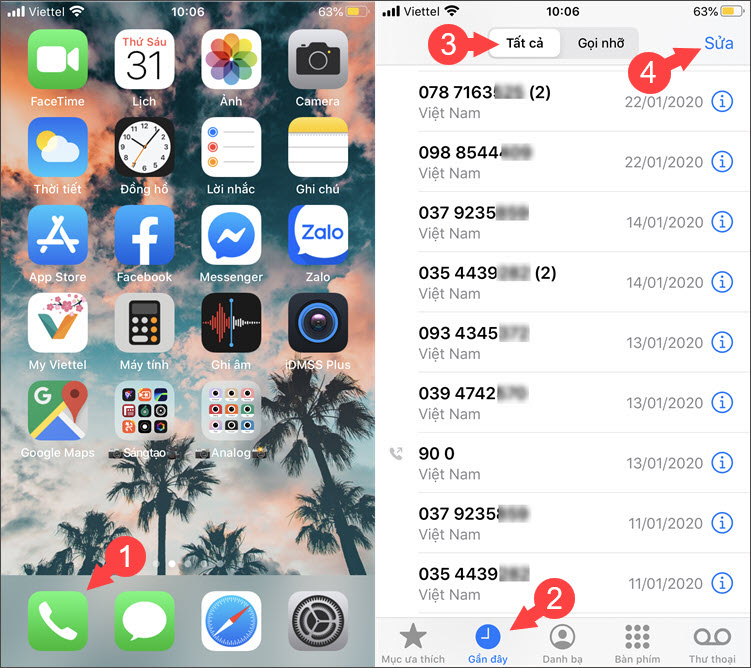 How to delete call history on iPhone, Android phones Picture 2