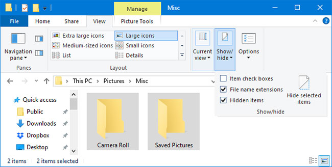 how to delete camera roll and saved pictures folders in windows 10 picture 2 KJ4GFAjBK