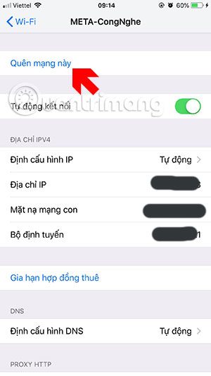 How to delete connected Wi-Fi on the phone Picture 7
