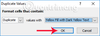 How to delete data, duplicate content in Excel Picture 7