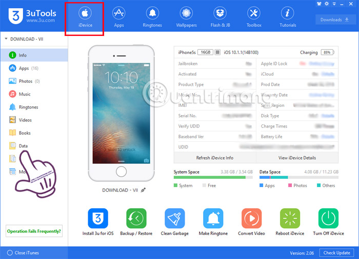 How to delete duplicate contacts on iPhone with 3uTools Picture 5